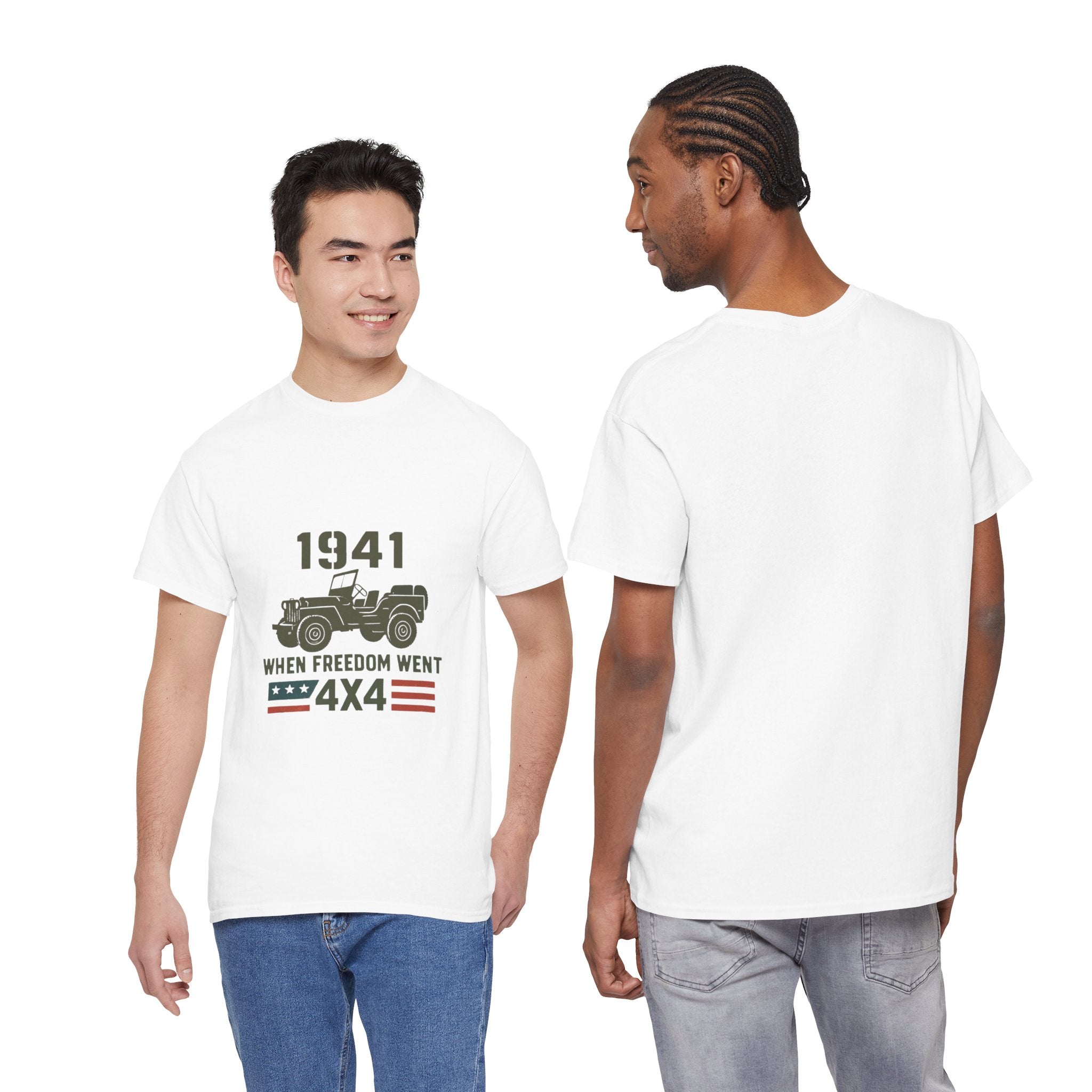 1941 Jeep 'When Freedom Went 4x4' T-Shirt