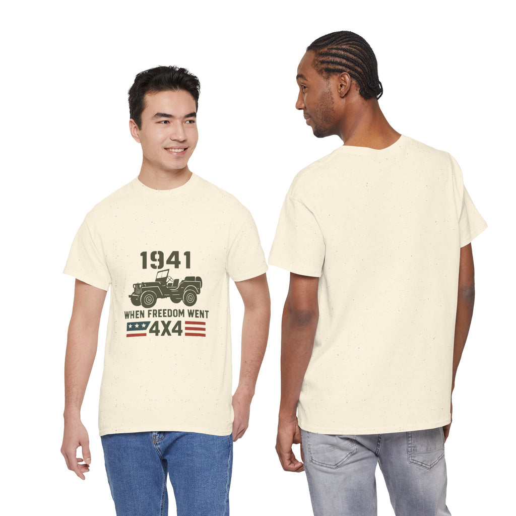 1941 Jeep 'When Freedom Went 4x4' T-Shirt