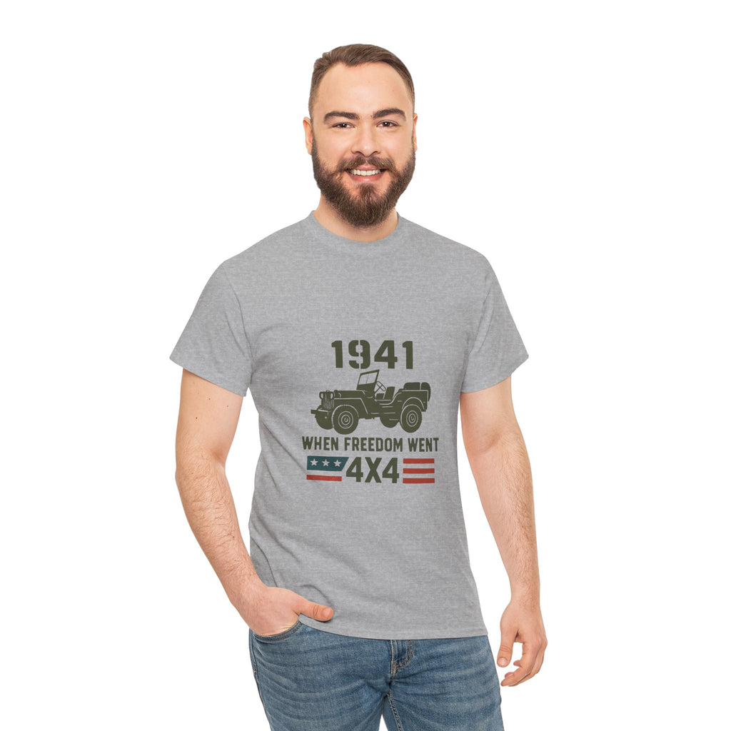 1941 Jeep 'When Freedom Went 4x4' T-Shirt