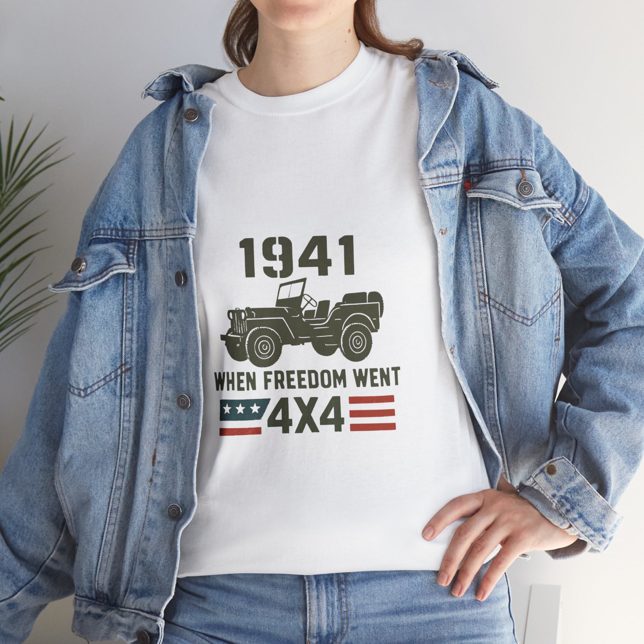 1941 Jeep 'When Freedom Went 4x4' T-Shirt