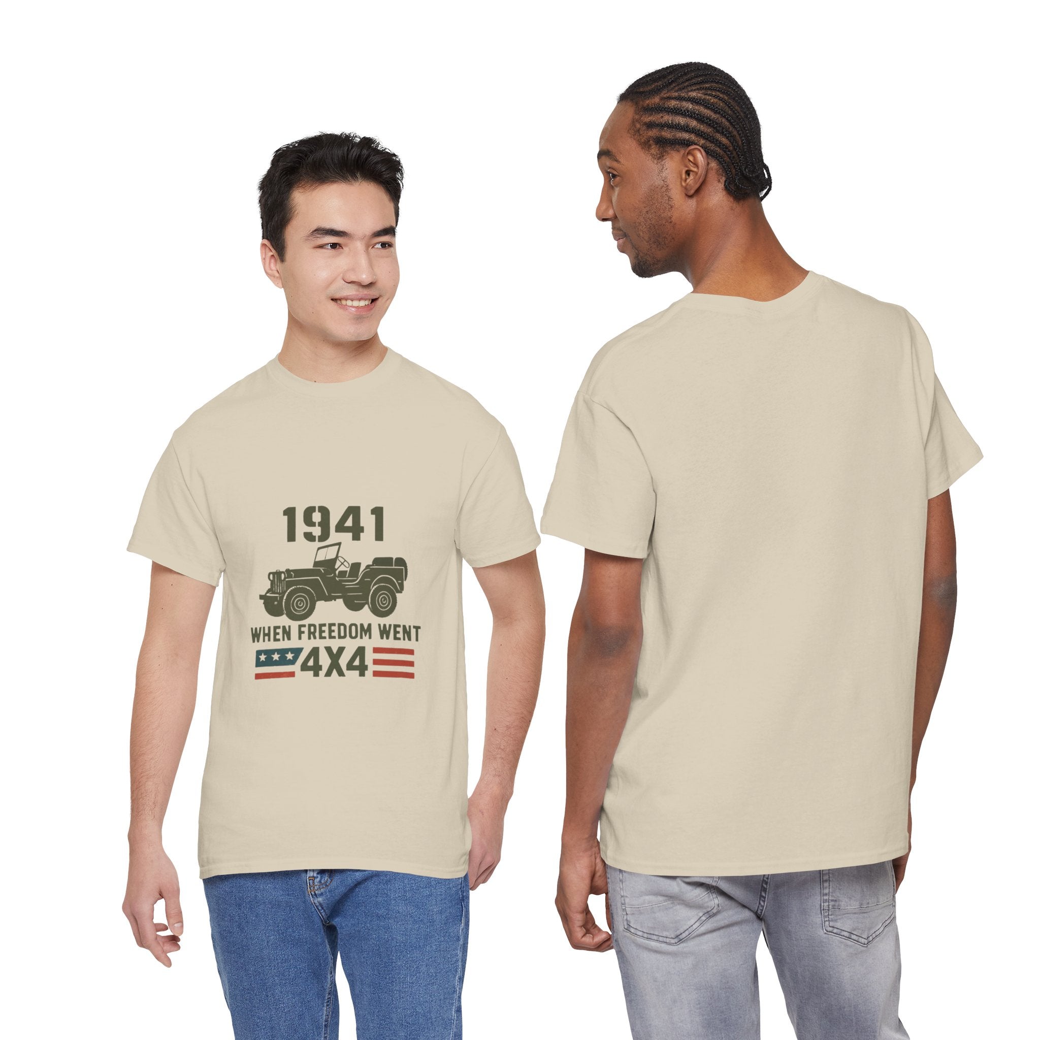 1941 Jeep 'When Freedom Went 4x4' T-Shirt