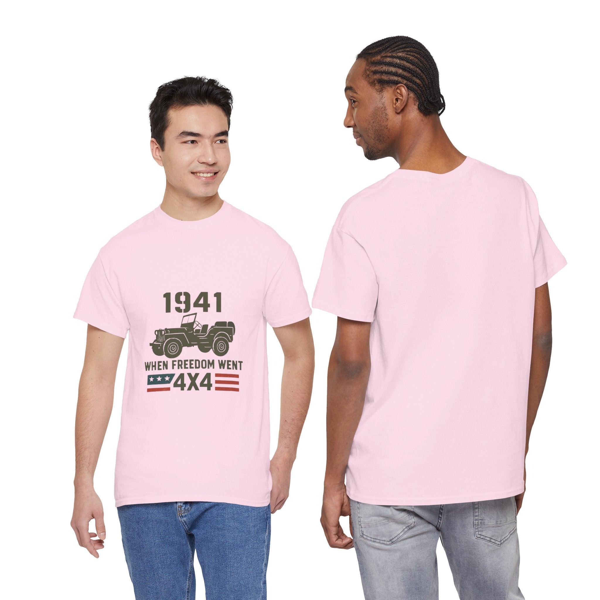 1941 Jeep 'When Freedom Went 4x4' T-Shirt