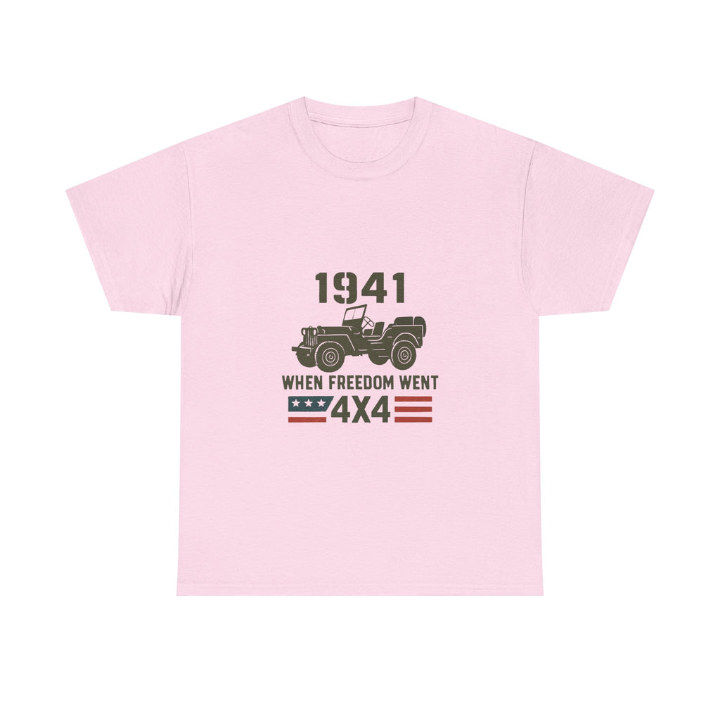 1941 Jeep 'When Freedom Went 4x4' T-Shirt
