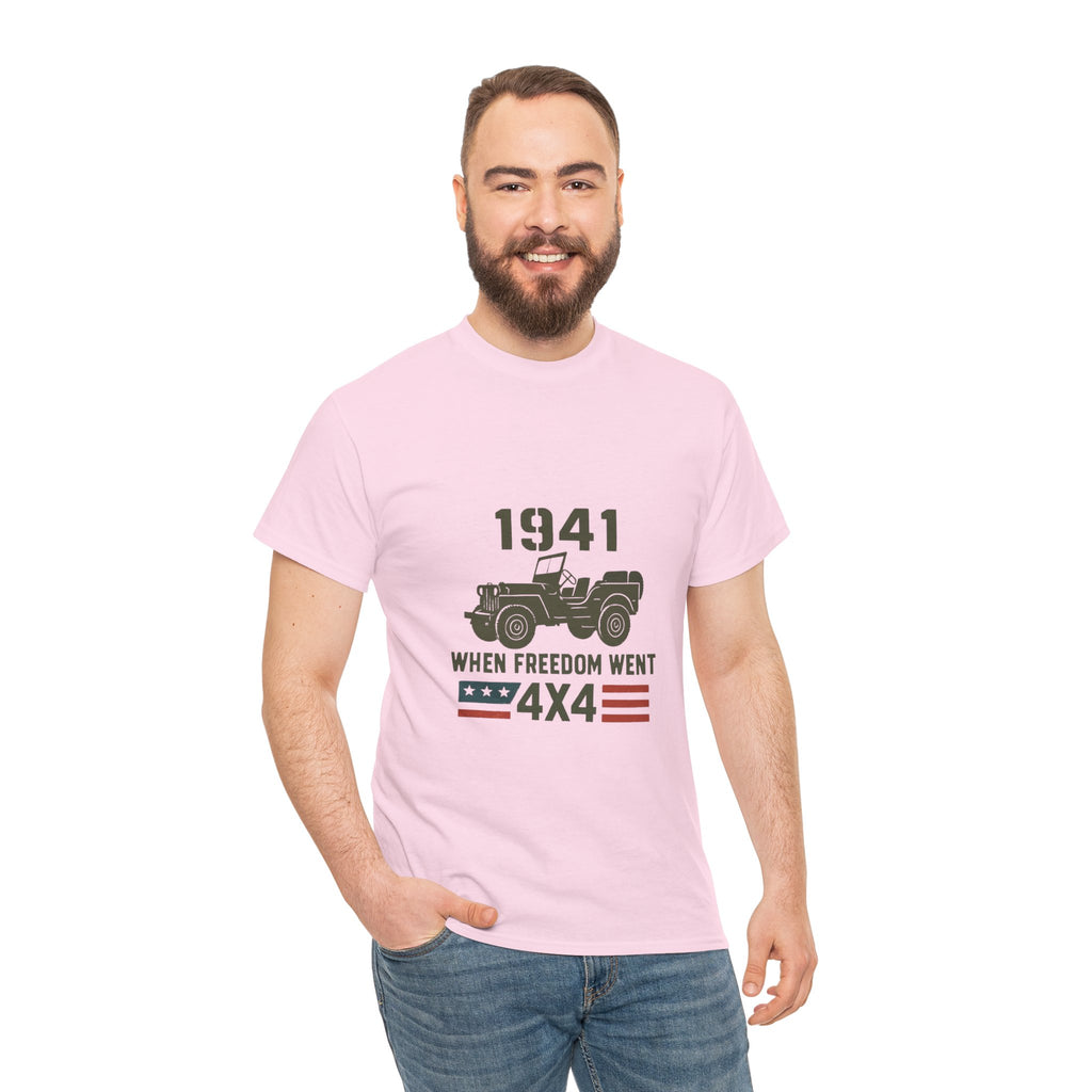 1941 Jeep 'When Freedom Went 4x4' T-Shirt