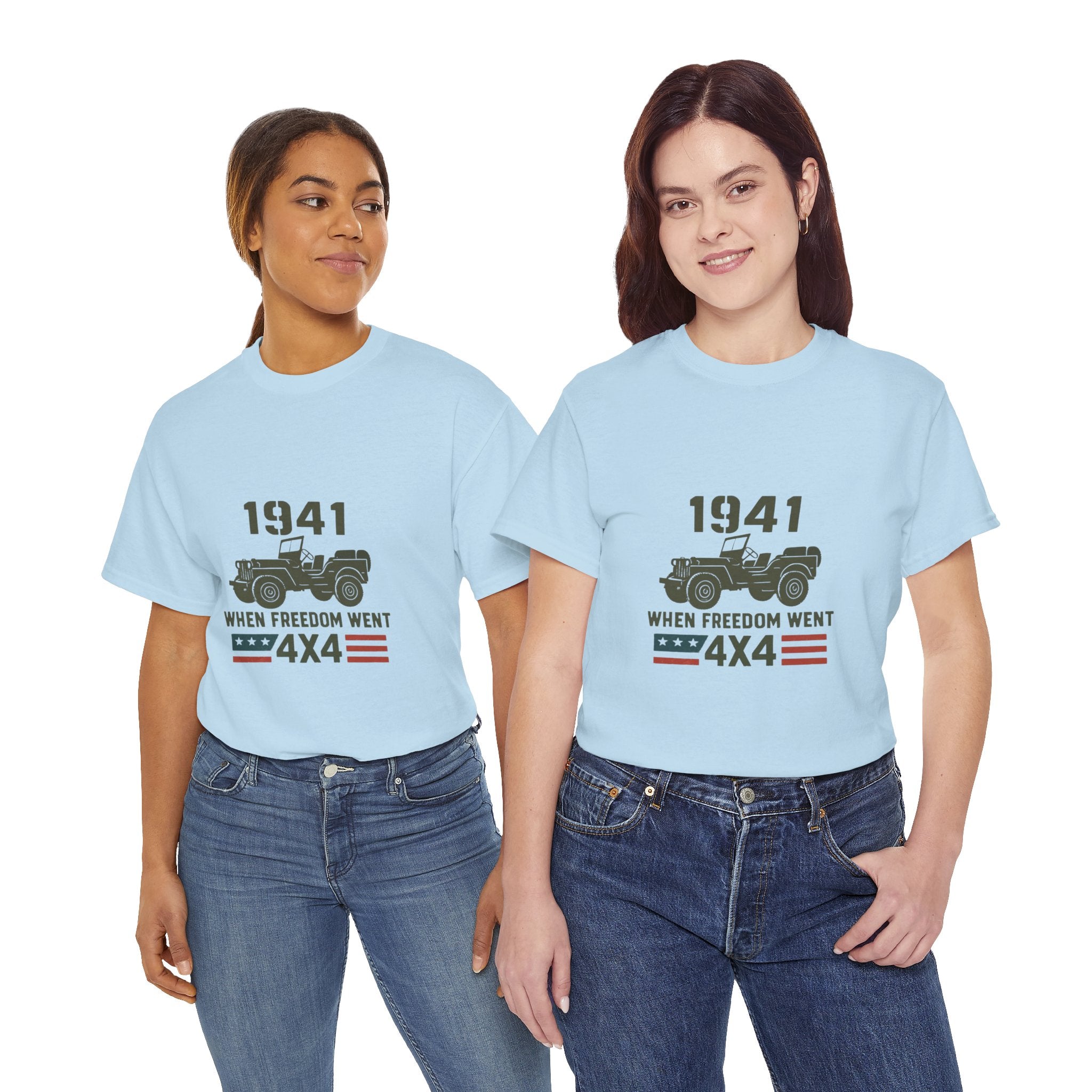 1941 Jeep 'When Freedom Went 4x4' T-Shirt