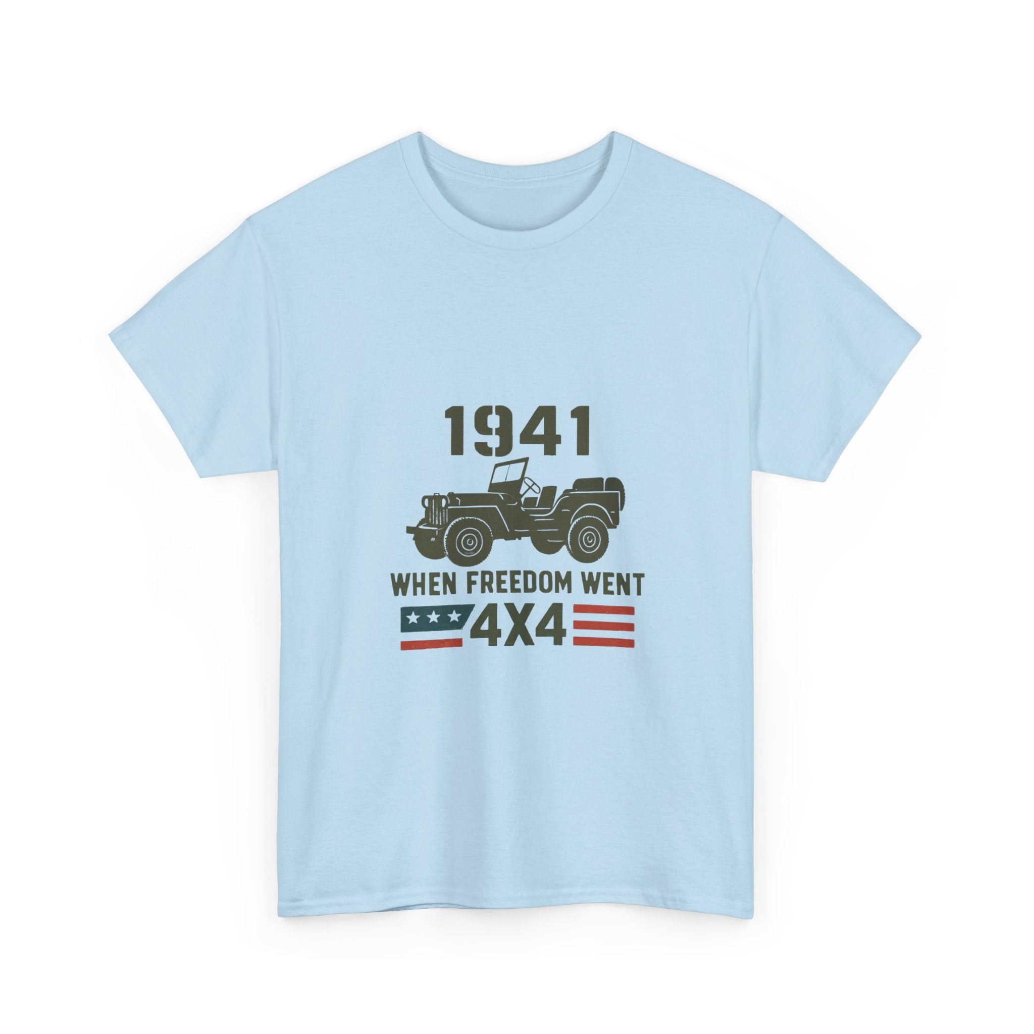 1941 Jeep 'When Freedom Went 4x4' T-Shirt
