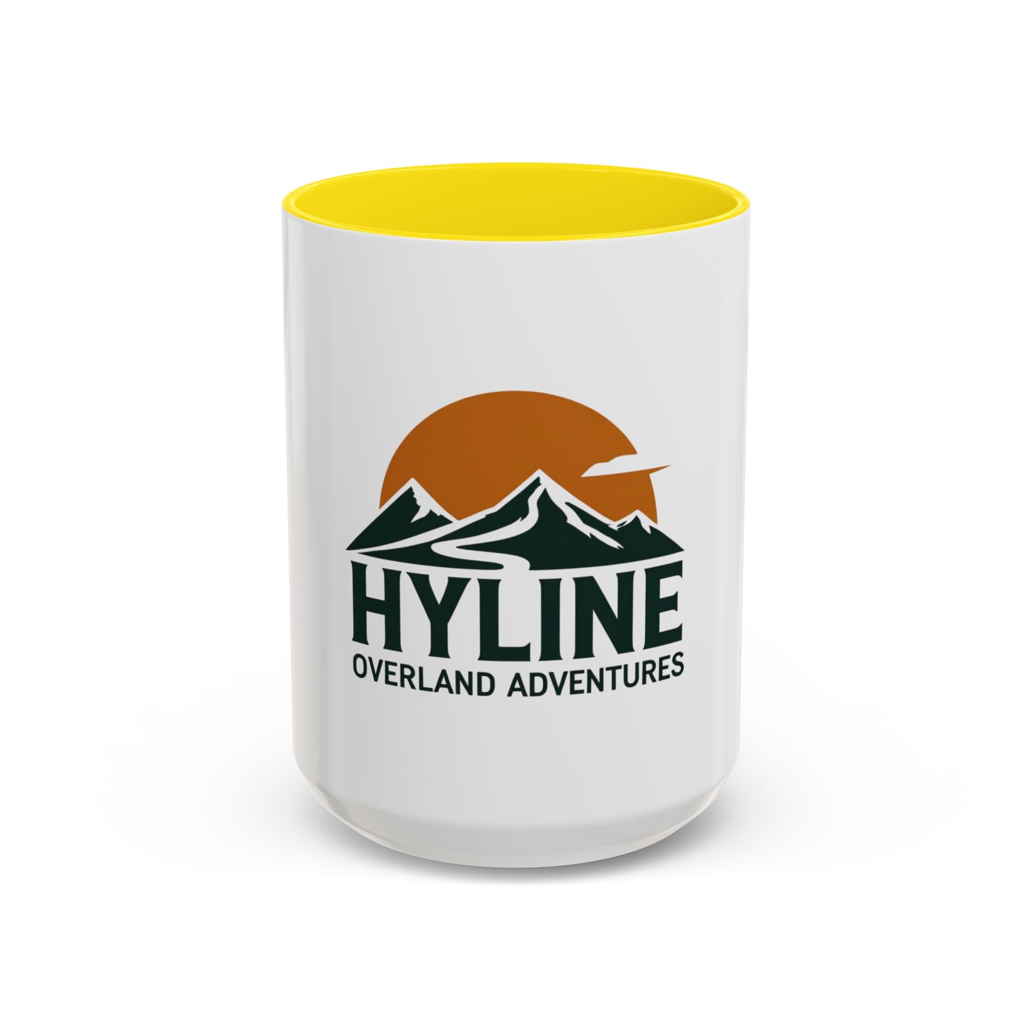 Hyline Overland Adventures Accent Coffee Mug – Adventure Starts with Coffee (11, & 15oz available)
