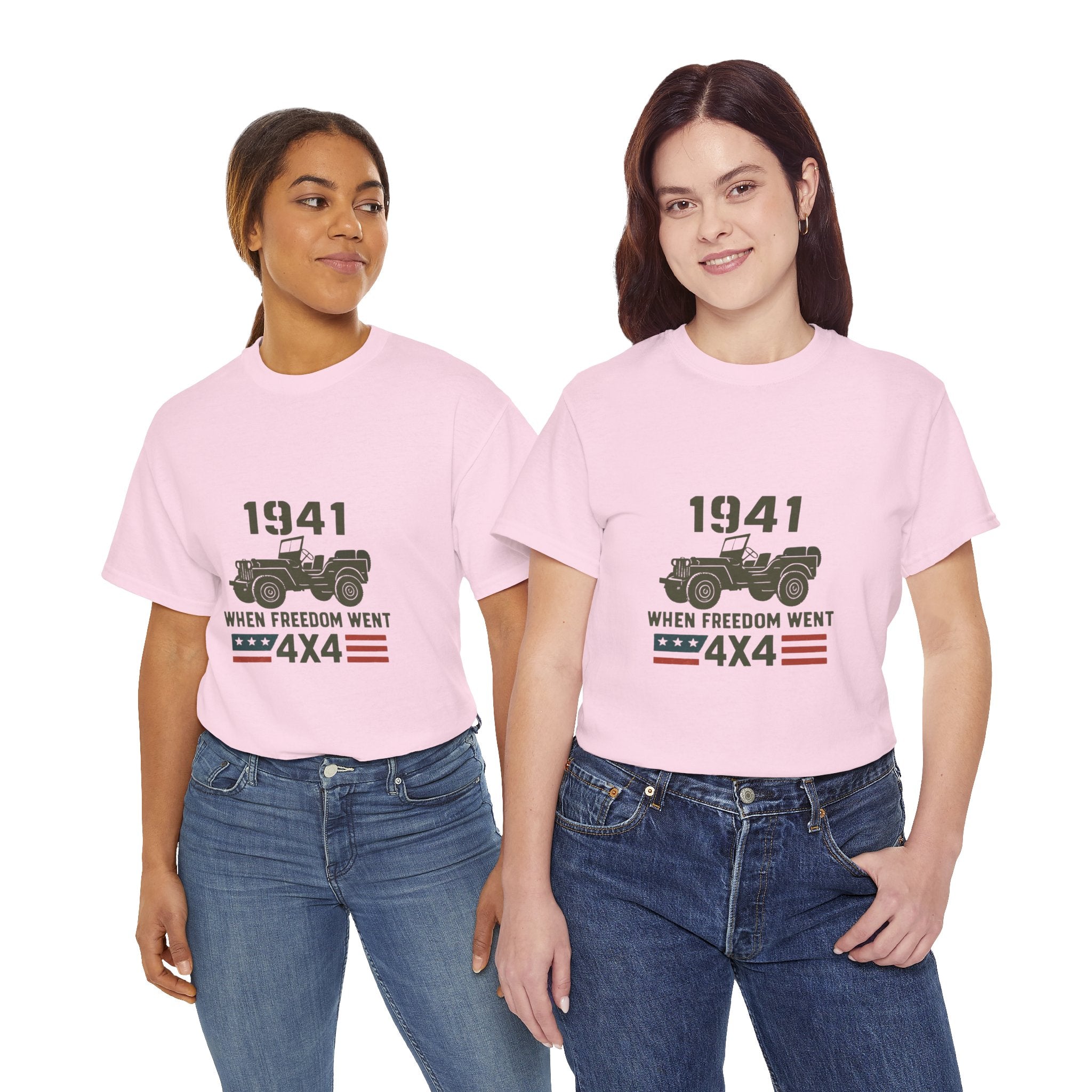 1941 Jeep 'When Freedom Went 4x4' T-Shirt