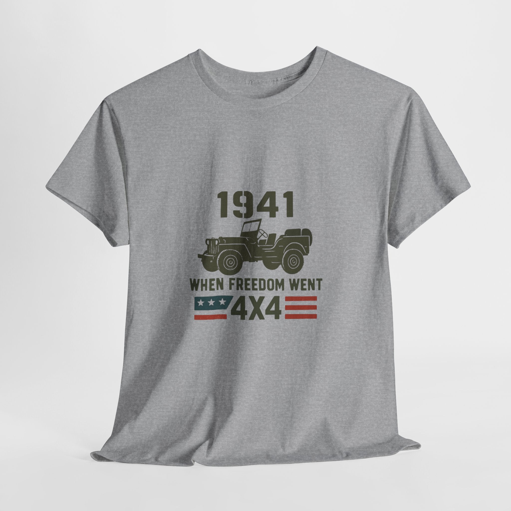 1941 Jeep 'When Freedom Went 4x4' T-Shirt