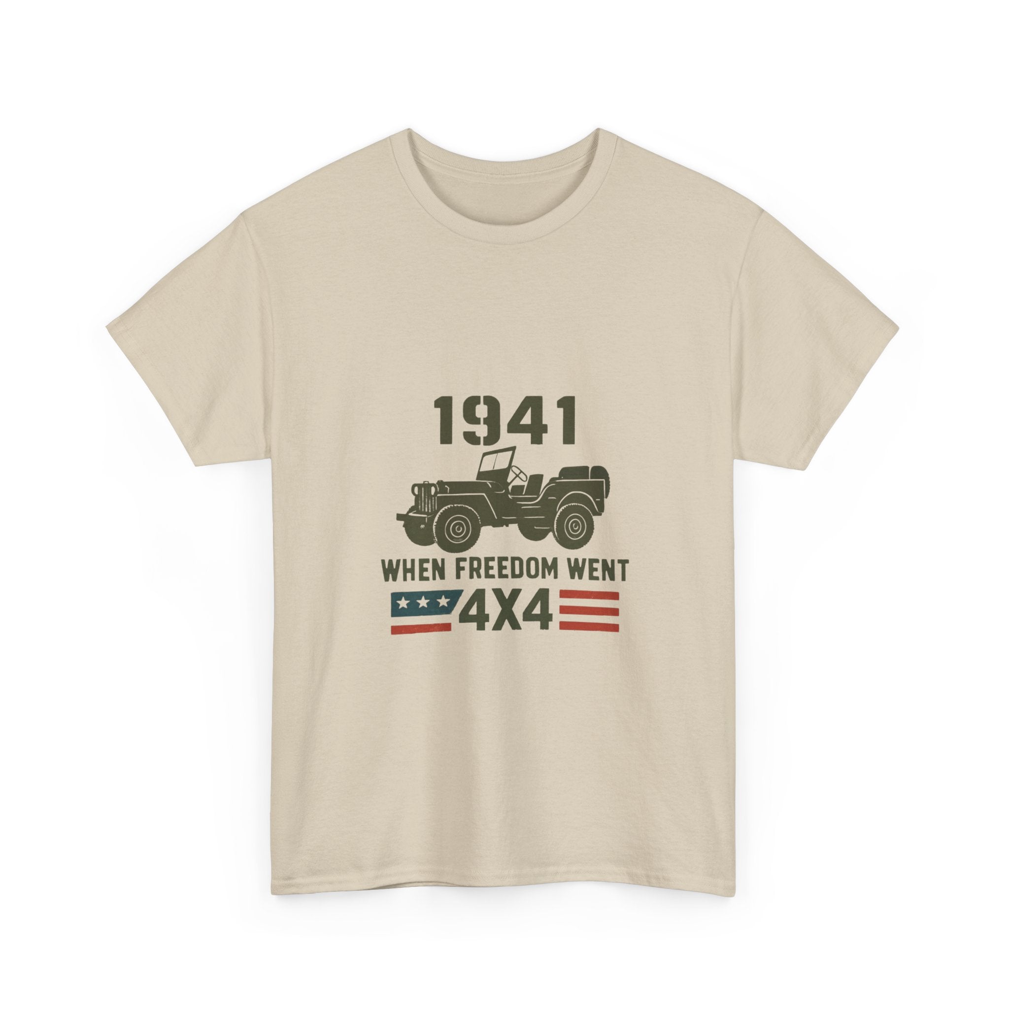 1941 Jeep 'When Freedom Went 4x4' T-Shirt