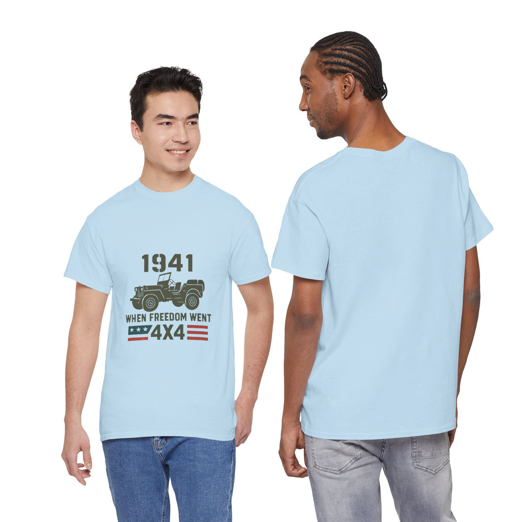 1941 Jeep 'When Freedom Went 4x4' T-Shirt