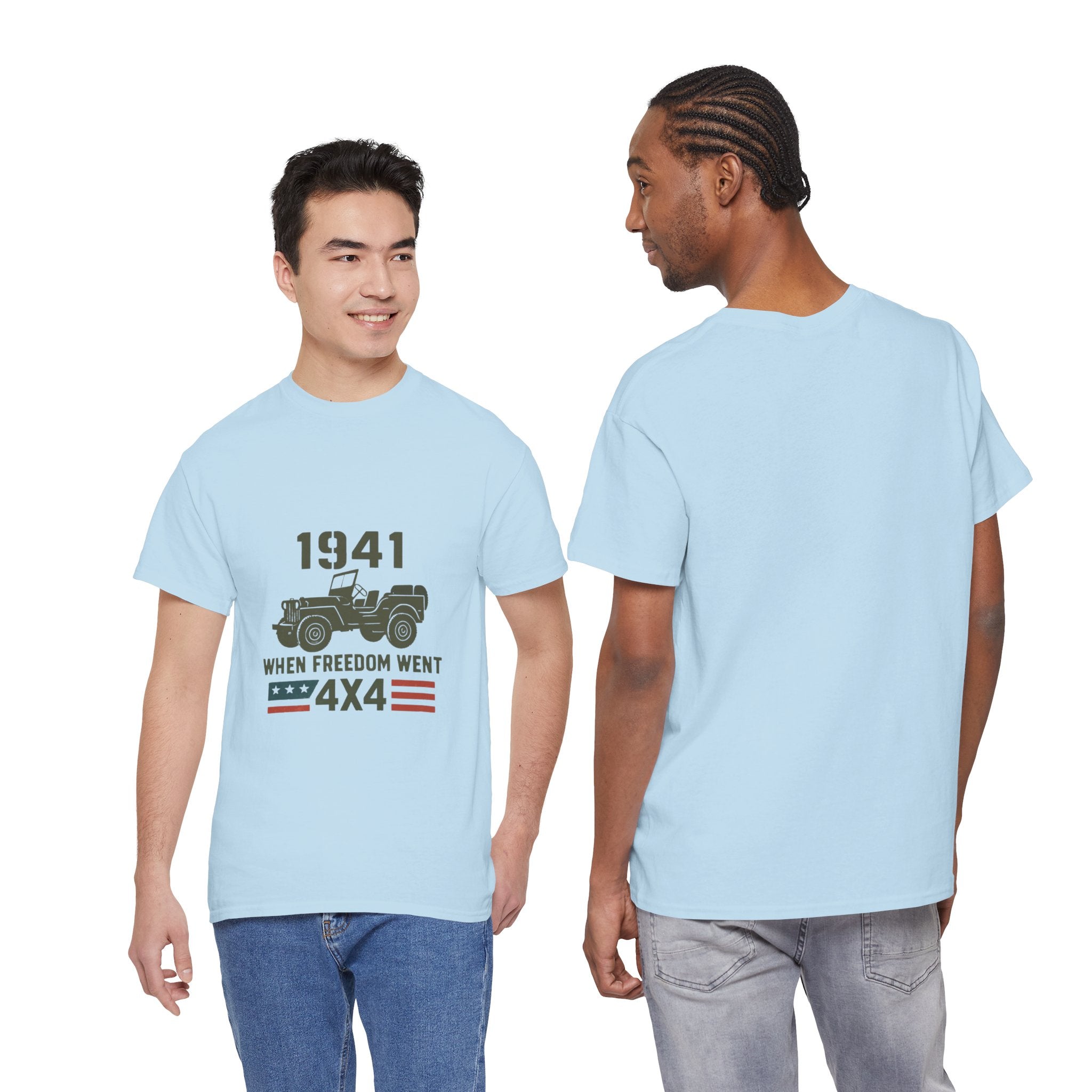 1941 Jeep 'When Freedom Went 4x4' T-Shirt